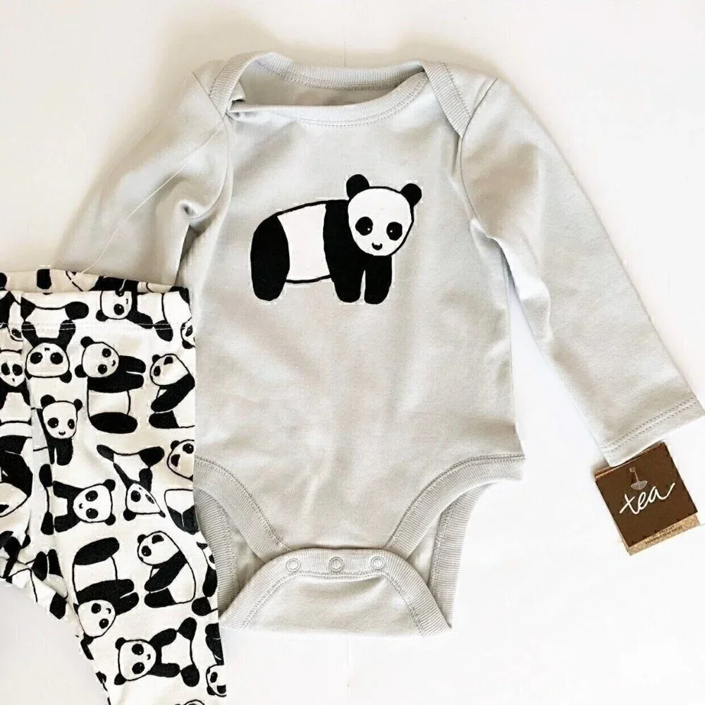 NWT Tea Collection Baby Outfit 0-3 Months or Newborn size